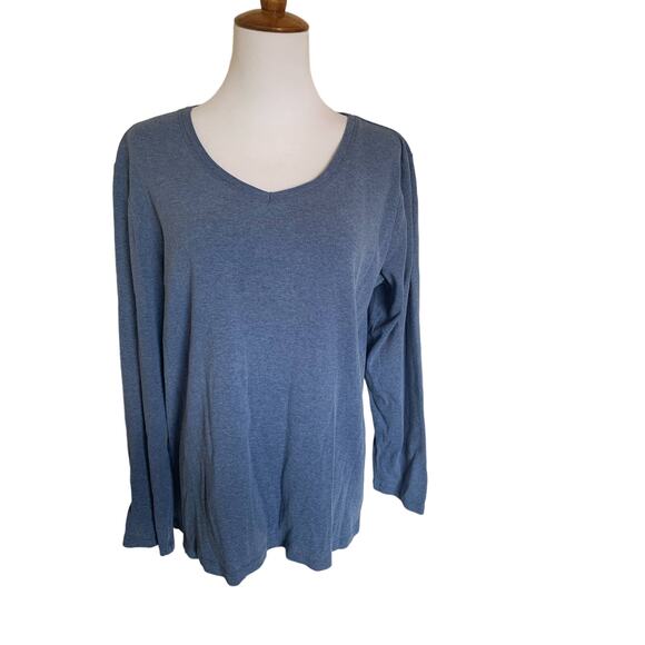 Sonoma life and style everyday tee blue size large - Picture 1 of 5